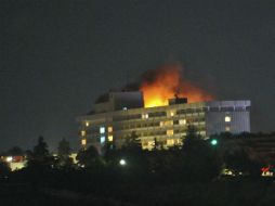 El emblemático Intercontinental está en lo alto de una colina de Kabul y dispone de varios sistemas de seguridad. AFP  /