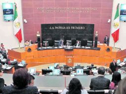 En la imagen, las nuevas instalaciones del recinto legislativo de la Cámara alta. EL UNIVERSAL  /