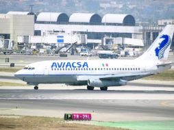 Aviacsa continúa con deuda al AICM y podría perder la oportunidad de reanudar los vuelos. ARCHIVO  /