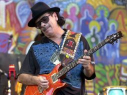 El mexicano Carlos Santana será el encargado de inaugurar el festival. AFP  /