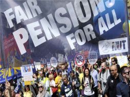 Da inicio el paro general en Gran Bretaña contra el plan de austeridad. EFE  /