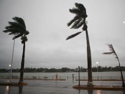 La tormenta tropical 'Arlene' a su paso por Tuxpan, Veracruz. AP  /
