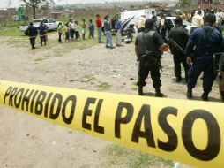El cuerpo del agricultor fue atacado con un machete. ARCHIVO  /