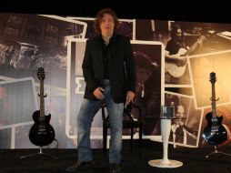 El veterano cantante argentino Miguel Mateos presentó hoy en México su álbum. EL UNIVERSAL  /