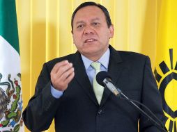 El presidente del PRD, Jesús Zambrano. ARCHIVO  /