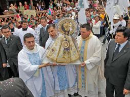 La Virgen de Zapopan fue recibida con una gran fiesta en el malecón de Chapala.S. NÚÑEZ.  /