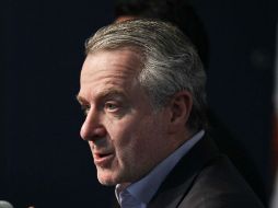 Santiago Creel exige a los otros funcionarios panistas que aspiran a la candidatura a que renuncien a sus puestos. E. PACHECO  /