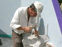 Actualmente el oficio de los canteros atraviesa un momento difícil. ARCHIVO  /