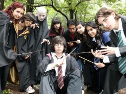 El Club Azkaban compartió su afición por la historia del mago más famoso del mundo. A. CAMACHO  /