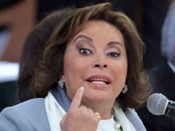 Elba Esther Gordillo, líder del Sindicato Nacional de Trabajadores de la Educación. ARCHIVO  /