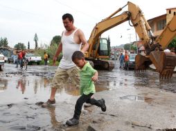 En cada temporal, habitantes de Tateposco padecen inundaciones a causa de las lluvias. M. FREYRÍA  /