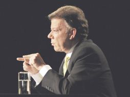 El presidente Juan Manuel Santos afirma que el incremento en la extorsión es por la lucha contra el narcotráfico. ESPECIAL  /