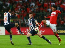 El delantero de Toluca (Der) entrenará horas extra para 'adquirir más confianza'. MEXSPORT  /