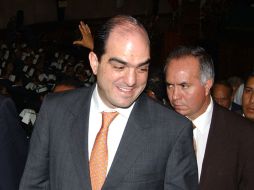 Daniel Karam, director del IMSS, en el evento de graduación de enfermeras. NTX  /