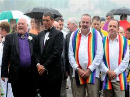 Nueva York celebró el domingo los primeros casamientos homosexuales de su historia, en jornada récord con 659 bodas. REUTERS  /