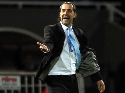 El técnico, Sergio Batista, permaneció por sólo ocho meses de manera oficial en su cargo. MEXSPORT  /