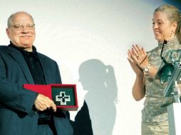Paul Schrader recibió la Cruz de Plata en el marco del Festival Internacional de Cine de Guanajuato. ESPECIAL  /