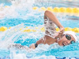Patricia Castañeda, durante una competencia en los Juegos Centroamericanos y del Caribe, en Mayagüez, Puerto Rico. MEXSPORT  /
