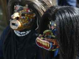 Se representa el que los indígenas fueron evangelizados por los frailes franciscanos, por medio de esta danza. ARCHIVO  /