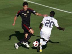 El jugador de la Selección mexicana, Héctor Moreno, durante partido de la Copa Oro contra Estados Unidos. MEXSPORT  /