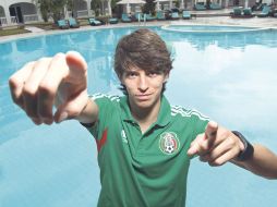 Carlos Orrantia, seleccionado nacional Sub-20 y jugador de Pumas. MEXSPORT  /