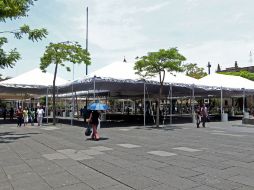 El homenaje a Juan Sandoval se realizará en parte en la Plaza de la Liberación. E. BARRERA  /
