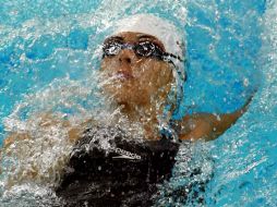 Quedar en las semifinales era el objetivo de la nadadora mexicana, pero se sintió bien después de superar su propio récord. MEXSPORT  /