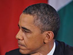 La popularidad de Barack Obama disminuye 10% en momentos que lucha por evitar una suspensión de pagos. AFP  /