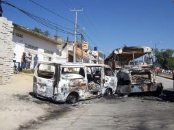 En Apatzingán se han registrado bloqueos y tiroteos de grupos del crimen organizado. ARCHIVO  /