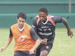Georgie Welcome (der.) hará su presentación en el Jalisco como Rojinegro. E. PACHECO  /