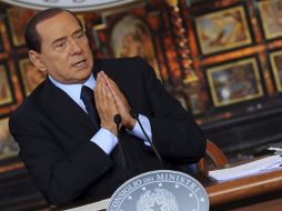 Silvio Berlusconi, anunció a última hora del viernes que presentará medidas para equilibrar el presupuesto. ARCHIVO  /