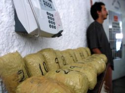 El valor de la droga decomisada asciende a cerca de 11 MDD. ARCHIVO  /