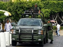 Pretende contrarrestar el índice de la delincuencia organizada con la presencia del Ejército y la Policía Federal. ARCHIVO  /