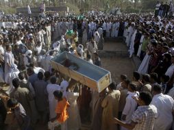 El portavoz del gobierno libio explicó que las víctimas son civiles pertenecientes a doce familias. AP  /