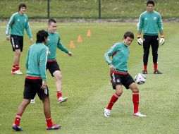 Colombia se enfrenta esta noche a la Selección mexicana por el boleto a semifinales. EFE  /
