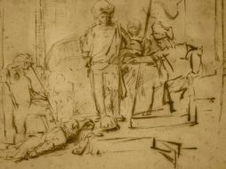 El dibujo fue realizado en 1655 y dicha obraba cuenta con la firma del pintor. ESPECIAL  /