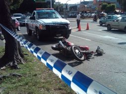 El accidente ocurrió sobre la Avenida López Mateos, en su cruce con José María Vigil. M. PATIÑO  /
