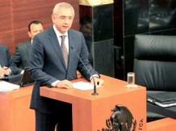 Salvador Vega Casillas compareció ante la Comisión Permanente. EL UNIVERSAL  /