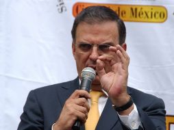 Ebrard considera positivo el llamado de AMLO para la unidad de las izquierdas. NOTIMEX  /