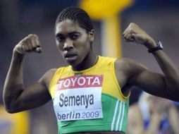 Caster Semenya defenderá su título en la pista de Daegu. ESPECIAL  /
