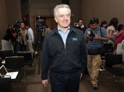 Santiago Creel se reunió ayer con la prensa en el Club de Industriales. Está en Jalisco para conversar con panistas locales. A. GARCÍA  /