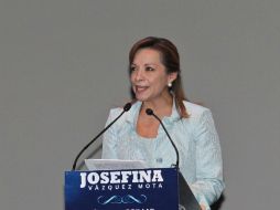 Vázquez Mota se decidirá hasta septiembre si se dedica por completo a buscar la candidatura por el PAN a la presidencia. E. PACHECO  /