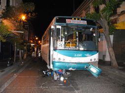El accidente ocurrió en las calles de Juan Manuel y González Ortega, en el centro de la ciudad. O. RUVALCABA  /