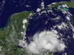La tormenta tropical se debilitó al entrar al territorio de Belice. ARCHIVO  /