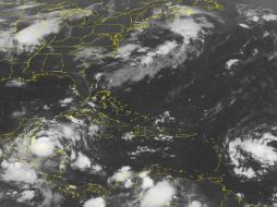 Imagen satelital que nos muestra el paso de la tormenta tropical. EFE  /
