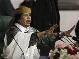 El régimen libio de Gadhafi parece llegar a su fin. AP  /