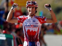 El ciclista español, Daniel Moreno, se encuentra en el segundo sitio de la clasificación general de la vuelta a España. AP  /