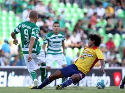 El Morelia ha tenido días difídiles como el partido contra el Santos donde se llevaron un susto por balacera. MEXSPORT  /
