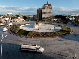 La dependencia estatal apoya la peatonalización de la Glorieta de La Minerva los fines de semana. A. GARCÍA  /