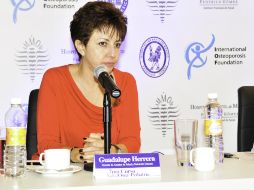 Guadalupe Herrera, gerente de salud de Danone brinda consejos para una mejor alimentación. ESPECIAL  /